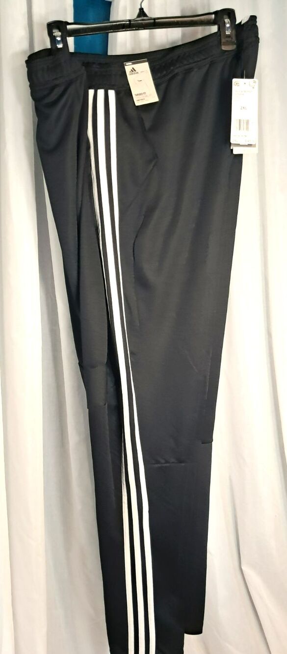 NWT Adidas Tiro 1 Mens Black Size 2XL Training Pants Football Soccer Straight - Picture 4 of 8